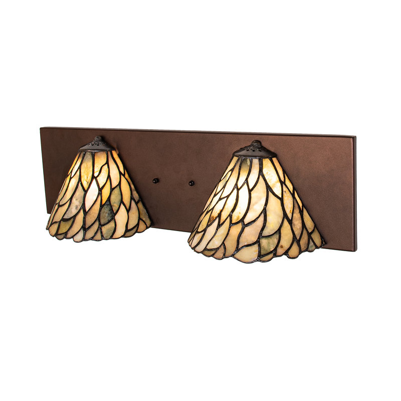 2 - Light Flush Mounted Sconce