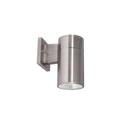 3F40373647A54BFD80F9B552FEC0926E Everly 8" LED Outdoor Sconce, Adjustable Cct, Satin Nickel