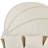 Outdoor Patio Daybed Wicker Rattan Double Daybed Round Sofa Furniture Set with Retractable Canopy, for Lawn Garden Backyard Porch Pool