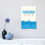 «Chicago Flag Skyline», impression sur toile tendue-55903744