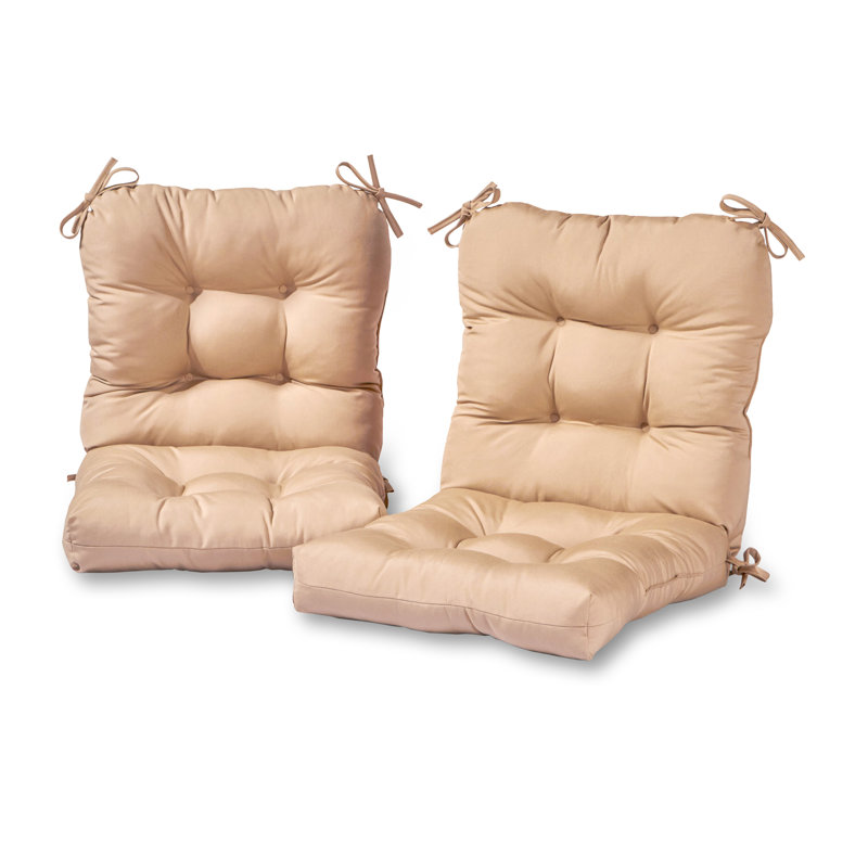 Coussin de chaise d'extérieur Lester, Pierre, 2, H 21 po x l 21 po x P 21 po