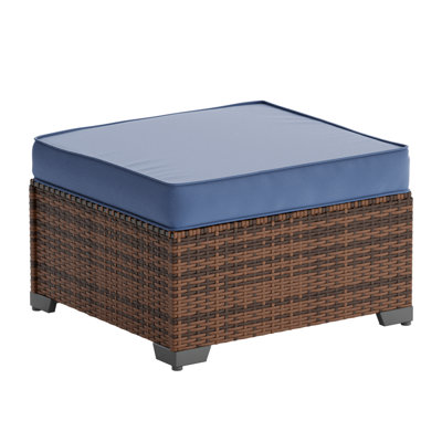 23.4 inch Footstool Ottoman(Set of 2)