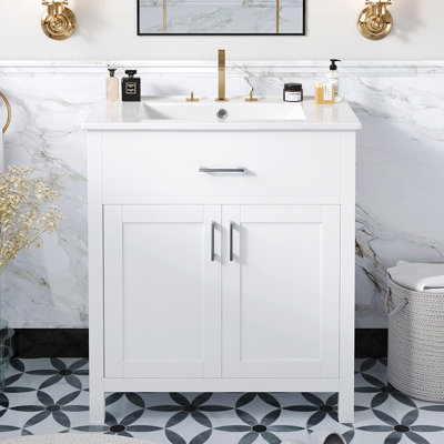 30'' Single Bathroom Vanity with Top
