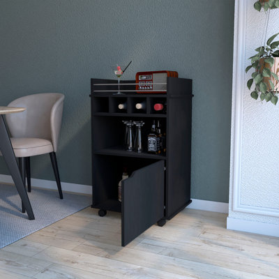 1-Door Bar Cart Fo Home