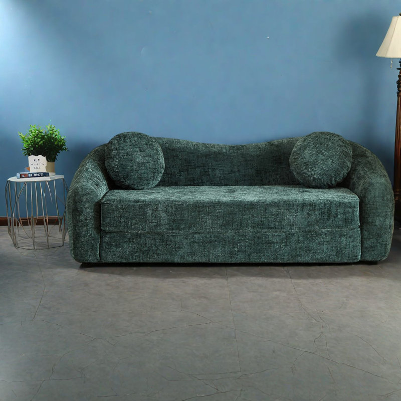 Compression Multifunctional Sofas, 86 Inch Chenille Modern Home Recliner
