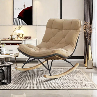 Chaise berçante simple et décontractée moderne