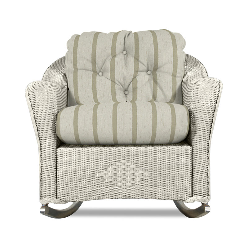 Reflections Outdoor Rocker Chair, Beach Navy, Linen