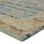 Corla Oriental Handmade Tufted Wool Blue Area Rug-1394303339