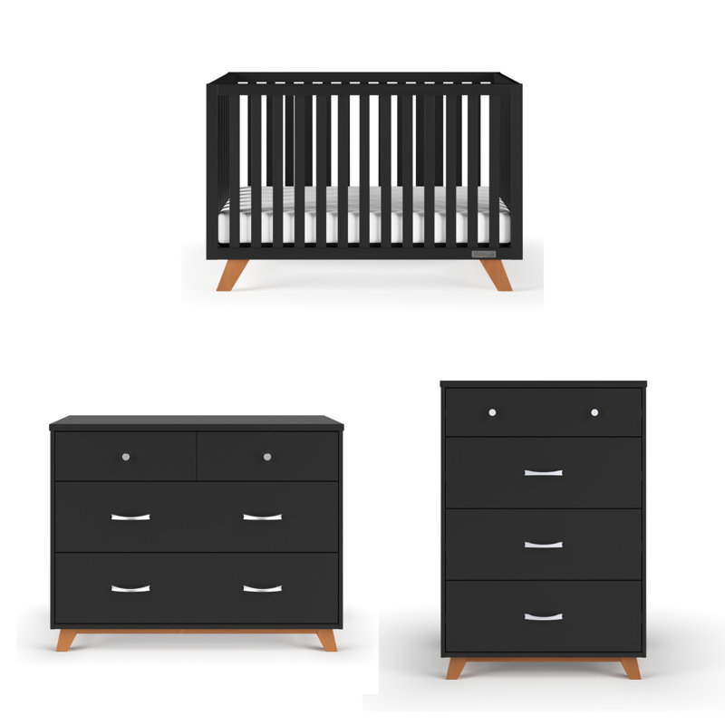 Ensemble de chambre de bébé 3 pièces Soho Child Craft, Noir, noir, noir, noir