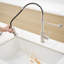 ° Robinet pivotant en acier inoxydable nickelé pour cuisine et bar