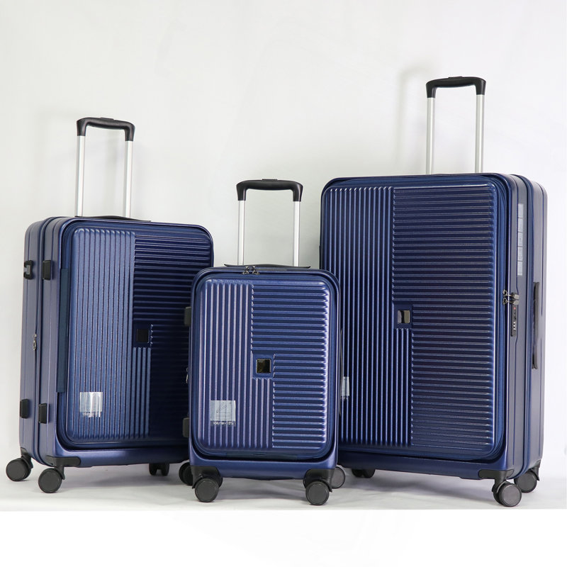 Luggage,with front opening,TSA approved lock,hardshell suitcase