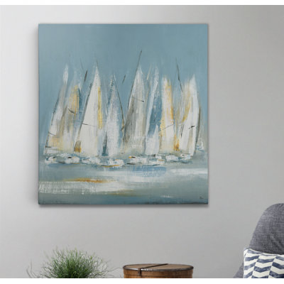 « a day to voilier iii », reproduction d’art sur toile tendue