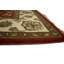 Tapis traditionnel rouge Herminio 5 x 7 Indo Kashan