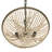 Draped Wood Bead Chandelier-1626896490