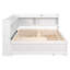 Lit double pleine grandeur en forme de L avec prises de courant, ports de charge USB, deux tiroirs, blanc-1400477312