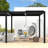 Louver Pergola 10X19ft Aluminum Frame & Louvers