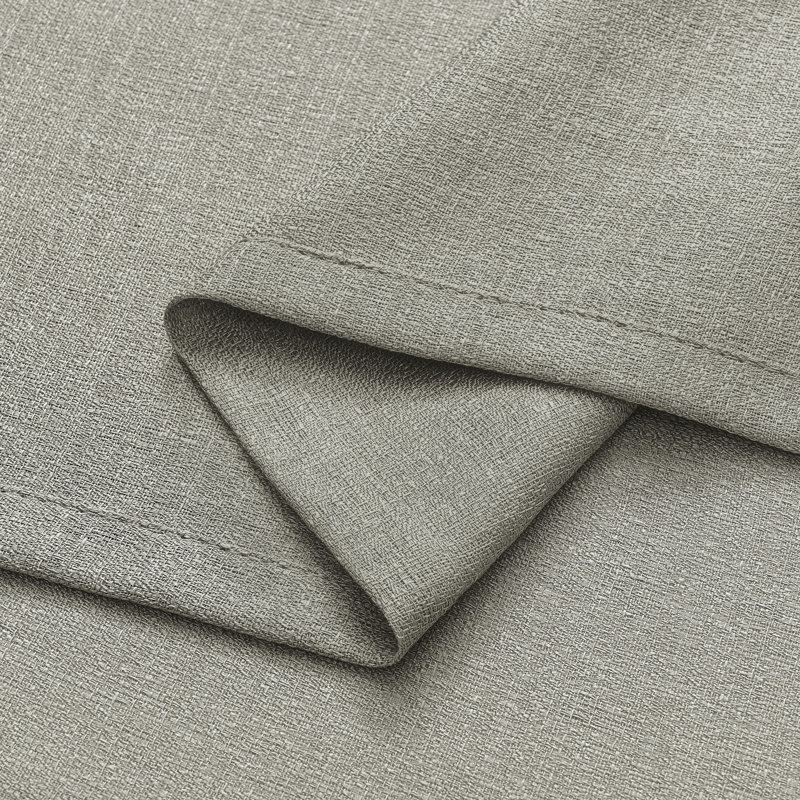 Panneau de rideaux en polyester filtrant la lumière Draycott, L 52 po x L 96 po, Gris
