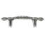 3” C TO C BELLEVIEW PULL; LT. SMOKE TOPAZ CRYSTAL MUSEUM -1635275304