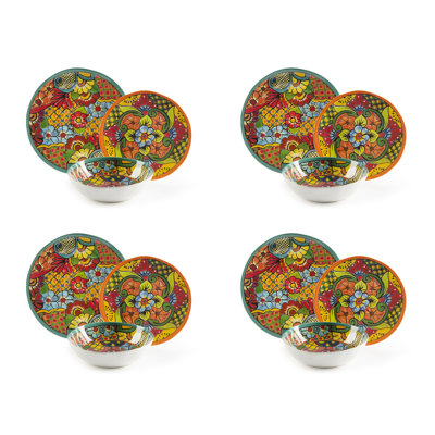 Ceramic Dinnerware Set 12 Piece - Service for 4
