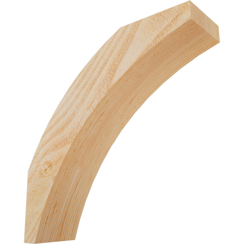 Attelle de genou à gros œuvre Thorton, sapin Douglas, l 4 po x P 14 po x H 14 po, Sapin Douglas de 4 po (sciage brut)
