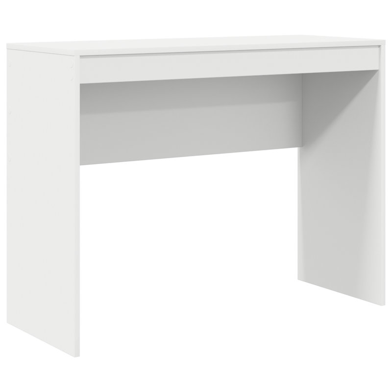 Writing Desk Particle Board, 76cm H x 100cm W x 40cm D, White