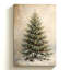 Arbre de Noël rétro, art mural sur toile, 24 x 16 po-1525007022-1525007025