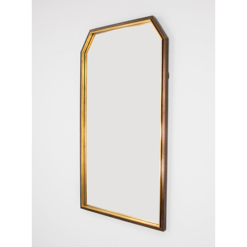 Sidney Framed Mirror, Brown/Gold