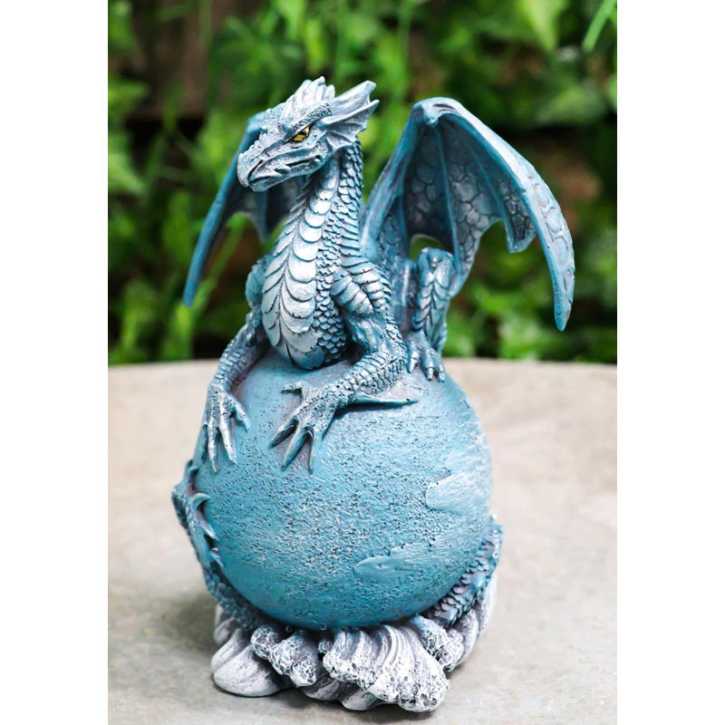 Figurine céleste dragon solaire planète bleue Uranus