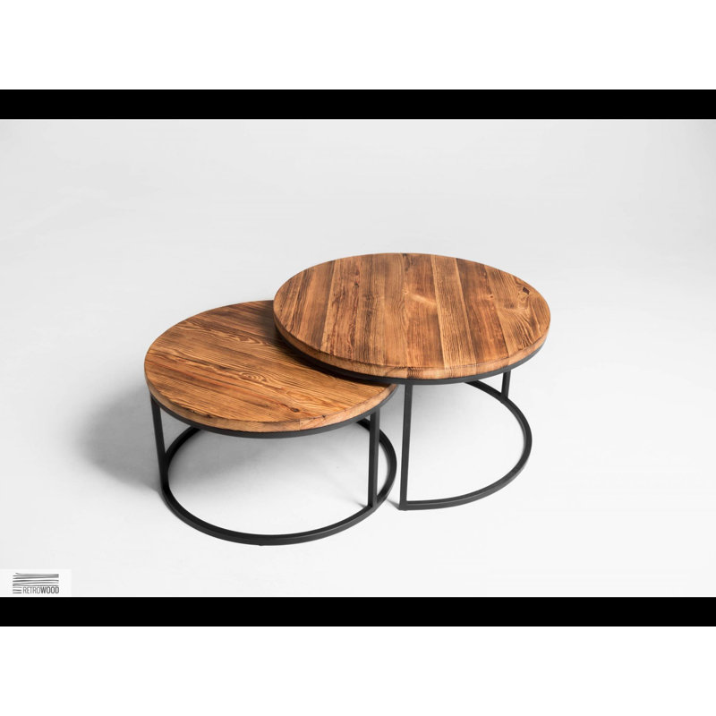 Goldie Wheel Coffee Table