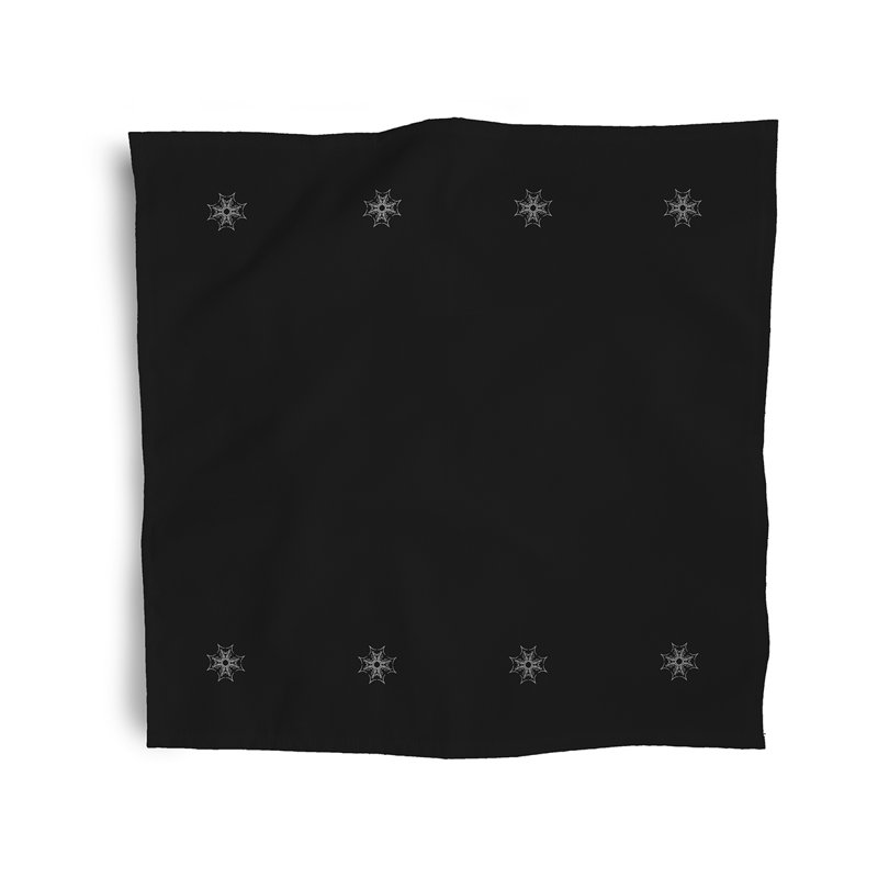 Krystoffer Web Art Napkins, Black