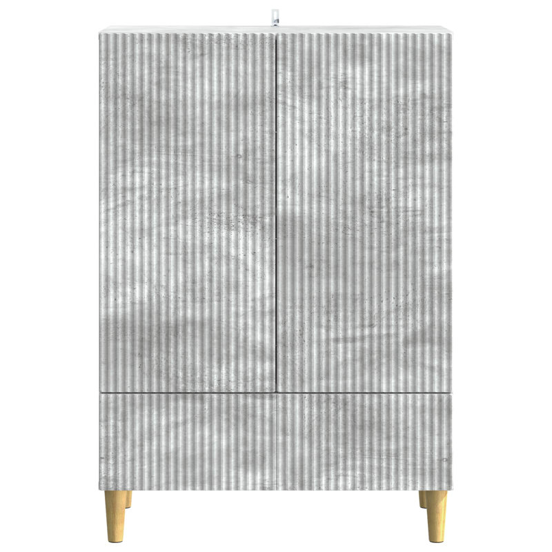 66cm Sideboard, Concrete Grey