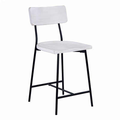 Chaise simple pour tabouret de comptoir moderne en bois et métal