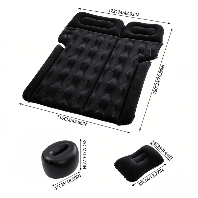 13cm Air Bed, Black
