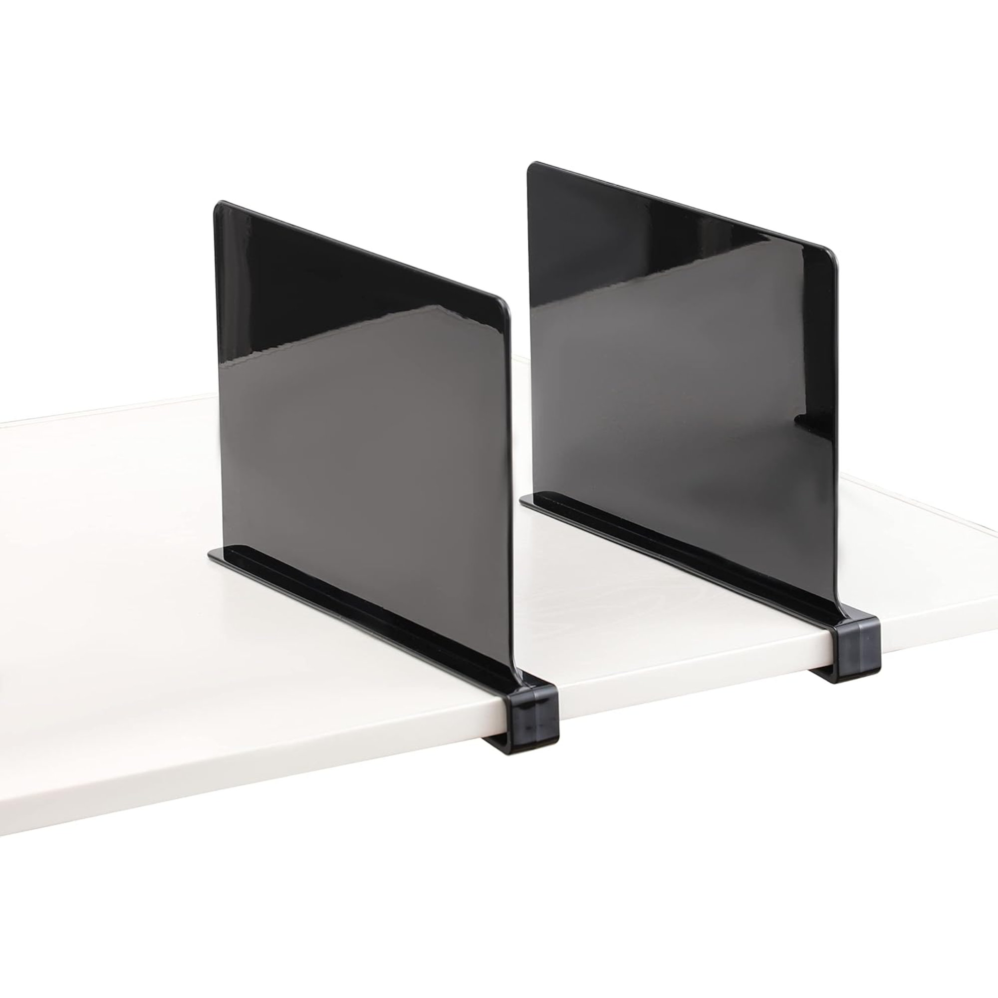 Rebrilliant Acrylic Shelf Dividers For Closets,Wood Shelf Dividers, 2 ...