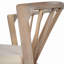 Ensemble de 2 chaises de salle à manger d'extérieur, chaises de patio en bois d'acacia avec coussin lavable crème, pour cour, piscine et jardin
