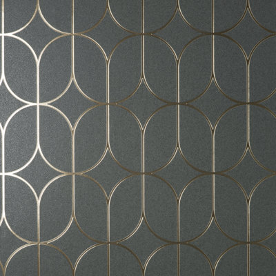 Platinum Rosco Trellis Wallpaper