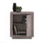 Armoire de rangement avec finition fonctionnelle gris moyen