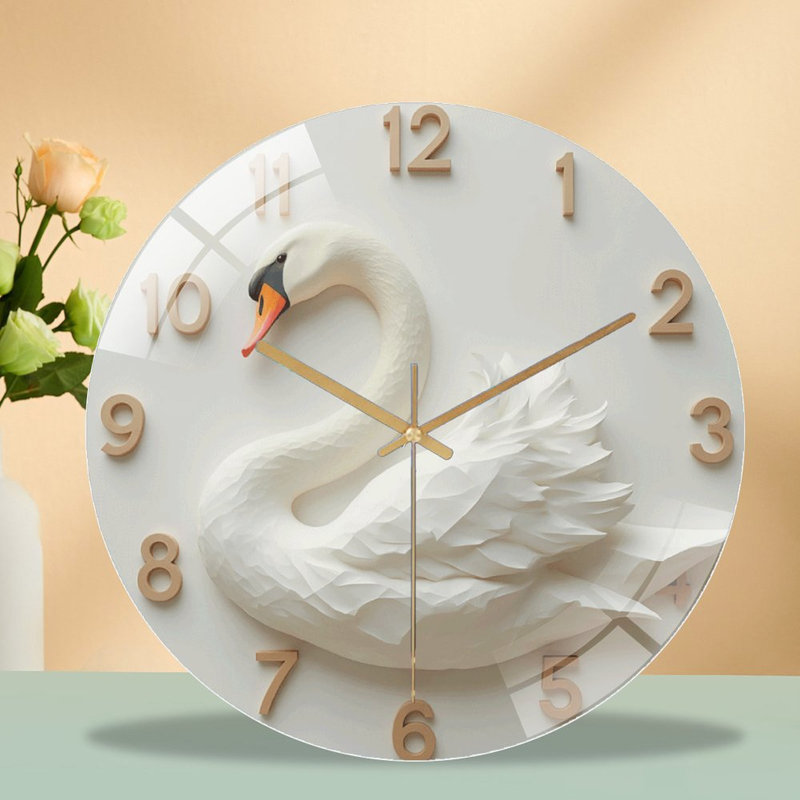 Horloge murale Swan