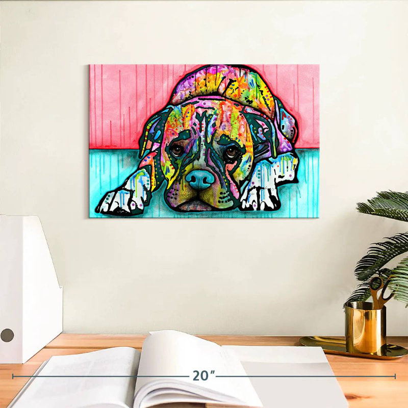 Boxer allongé Brampt, H 8 po x l 12 po
