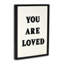Enseigne blanche «You Are Loved» Mireille