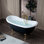 Baignoire de trempage sur pattes en acrylique 59 "x 28"