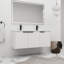 Meuble-lavabo double 48 po avec plateau en résine-915129698