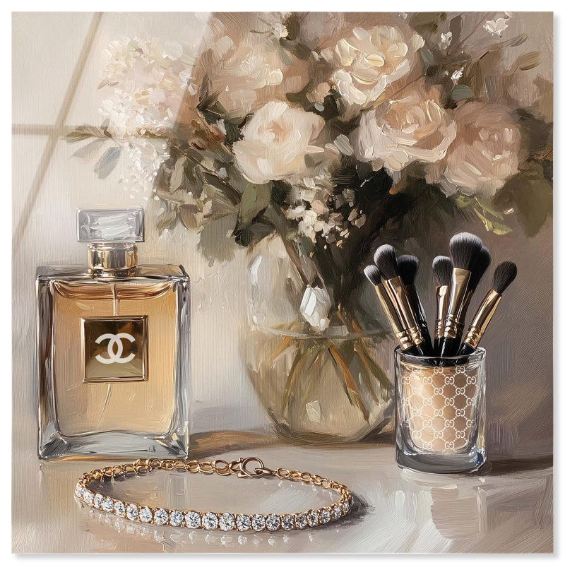 «Gentle Elegant P pièces», reproduction d'art acrylique sur toile par Art Remedy, H 40 po x l 40 po