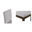 Paire de chaises de salle à manger grises rembourrées - Base rembourrée de mousse et 2 chaises de conception contemporaine-1796956154