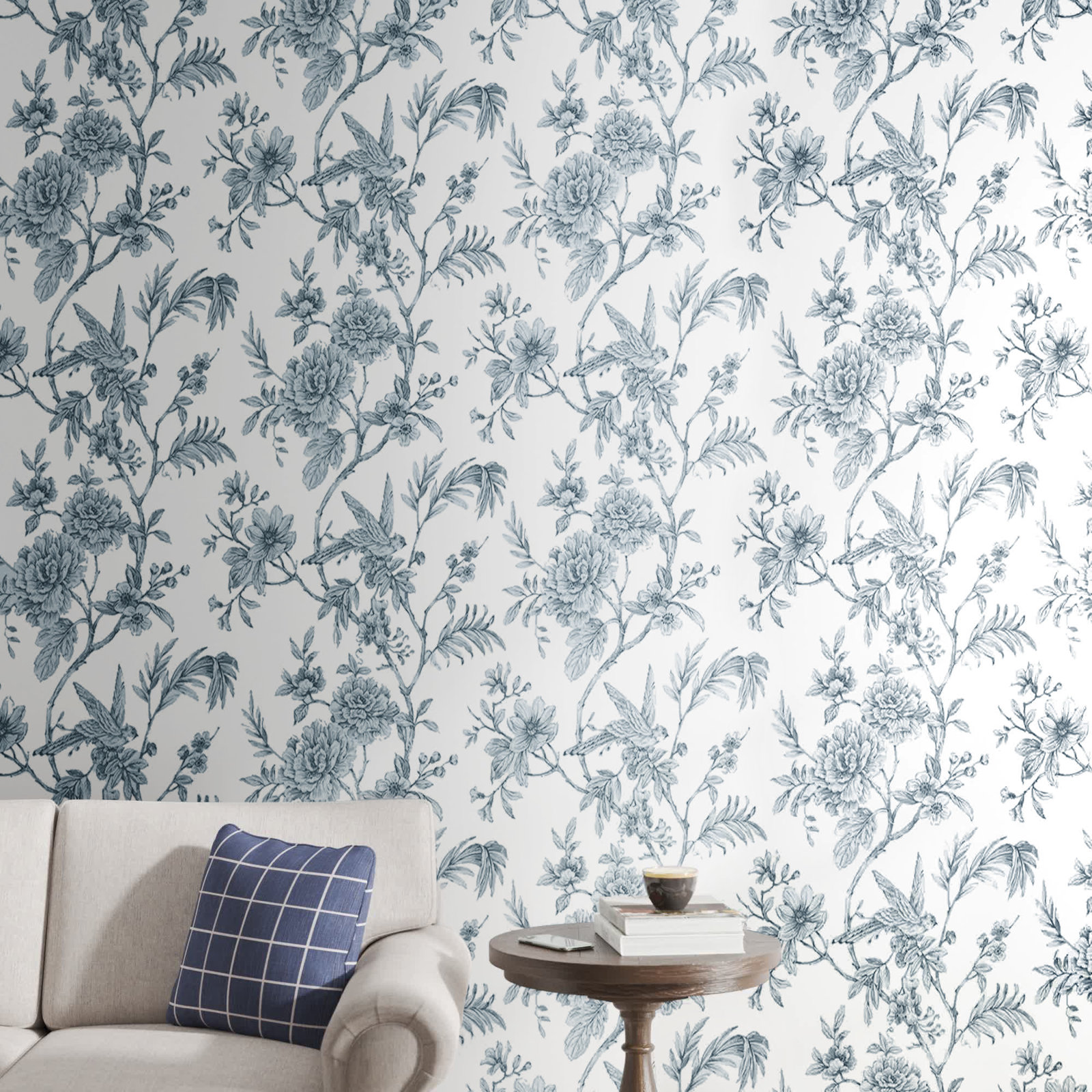 Melvin Wallpaper Roll, Blue
