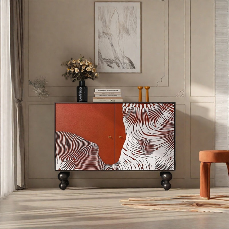 Armoire de rangement élégante avec cadre en bois de pin, Noir