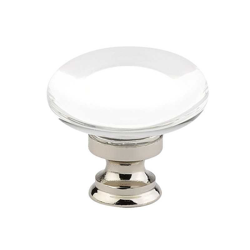 Providence Oversized 1 3/8" Diameter Mushroom Knob, Polished Brass, 1.75" H x 1.75" W x 1.25" D