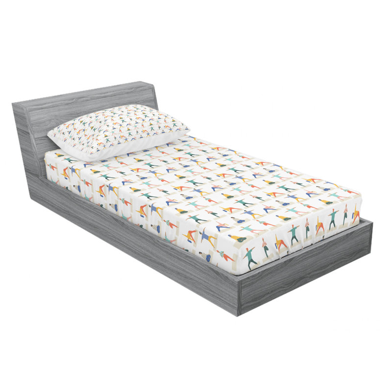Microfiber Sheet Set, Twin XL Sheet Set with Fitted Sheet