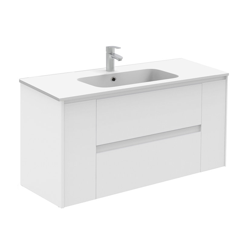 Ambra 47.5'' W Single Vanity, Matte White