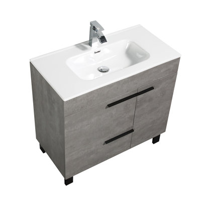 Ensemble de meuble-lavabo simple Lefkowitz